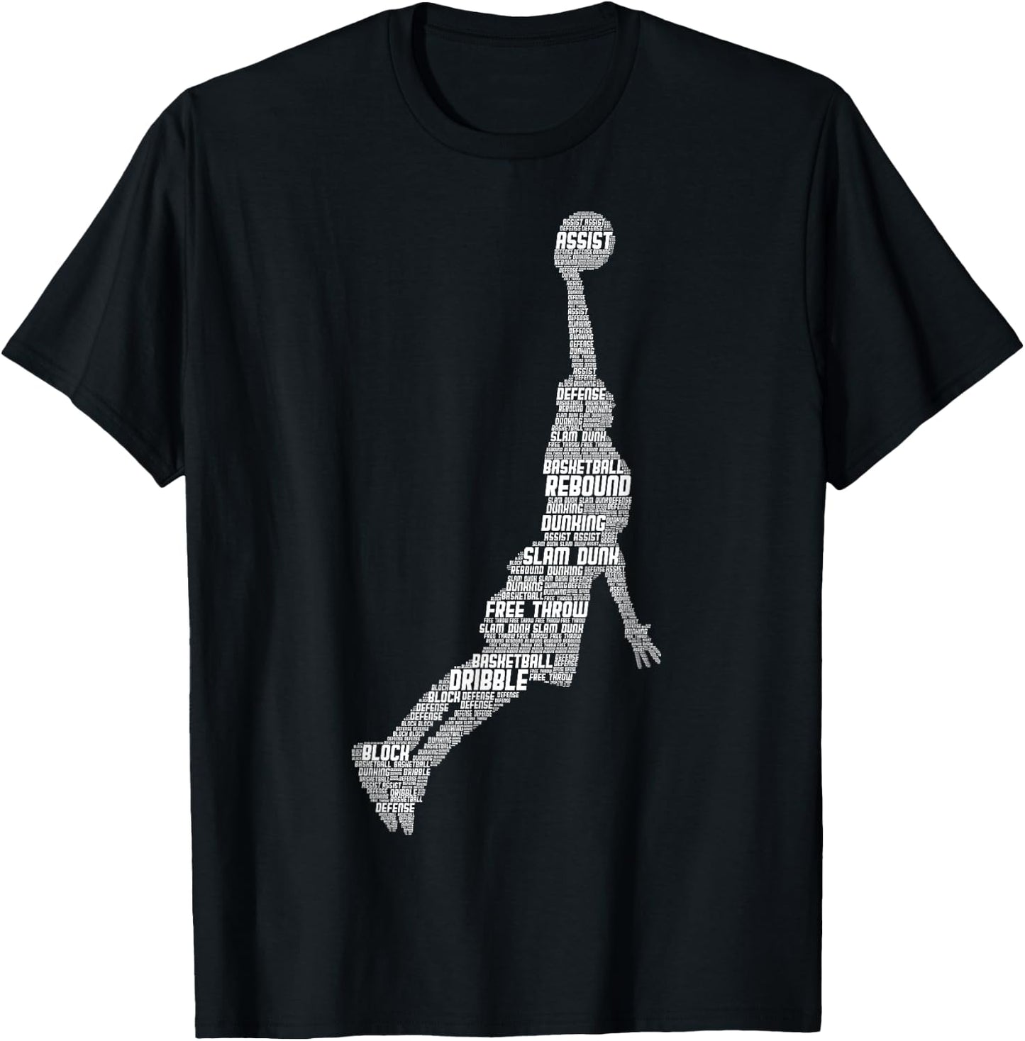 Basketball Basketball Boys Men Children T-Shirt - T-Shirt | Black