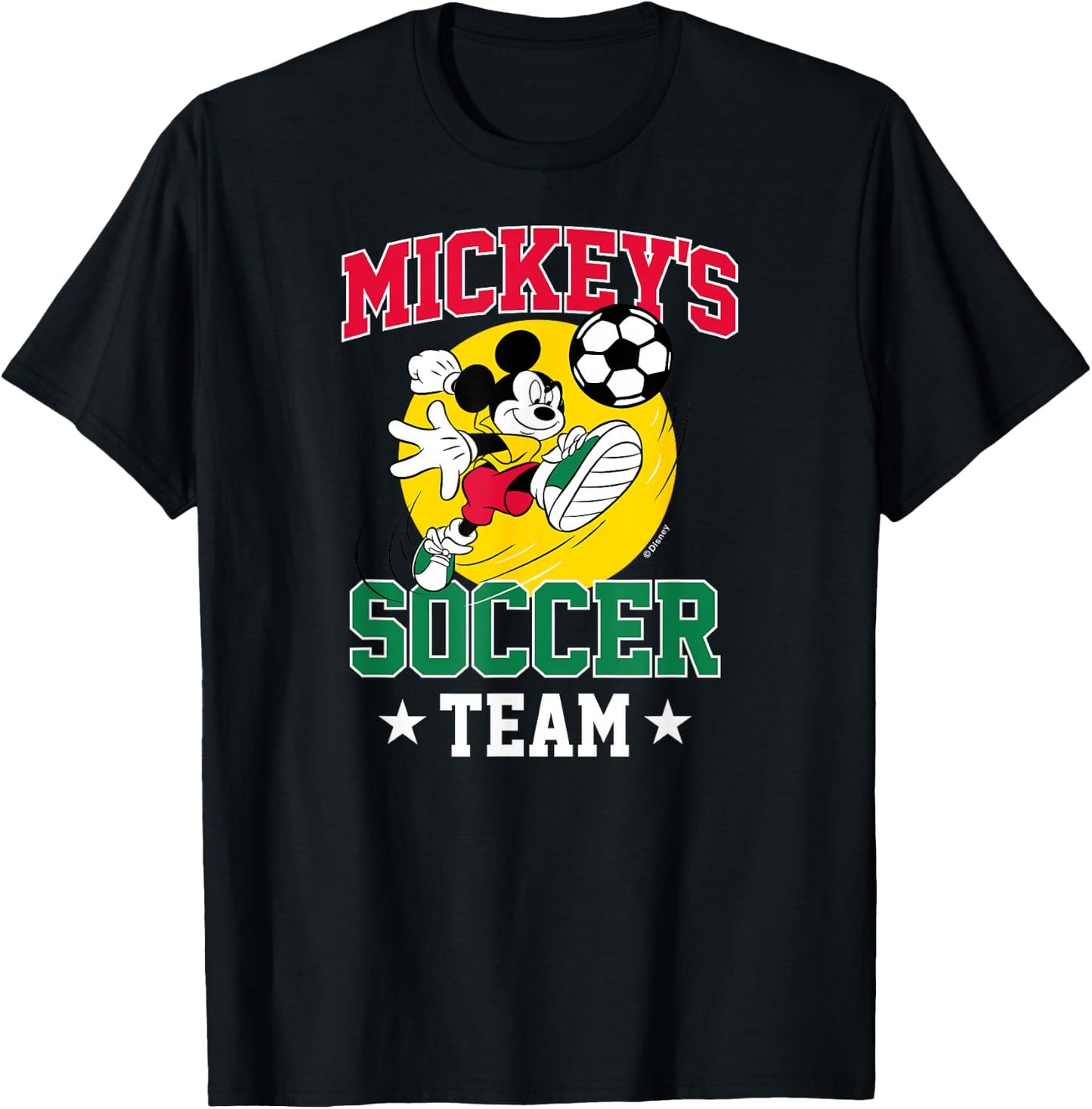 Disney - Mickey's Soccer Team T-Shirt - T-Shirt | Black