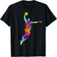Basketball Player Tie Dye Vintage Bball Coach Fan T-Shirt - T-Shirt | Black