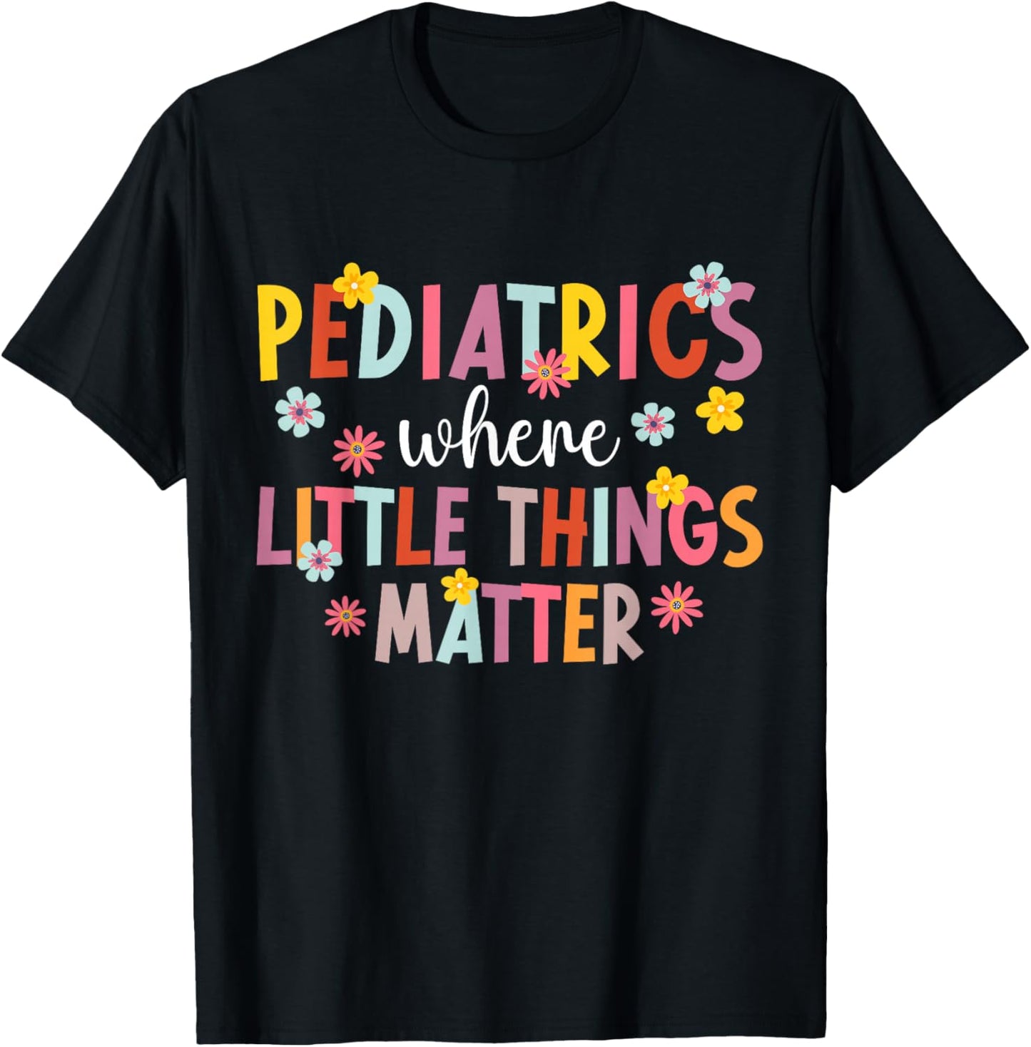 Pediatrics Peds Nurse Pediatric Nursing T-Shirt - T-Shirt | Black