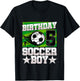 Soccer Birthday Party - 5th Birthday Boy 5 Years Old T-Shirt - T-Shirt | Black