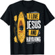 Kayaking Lover Christian Protestant Religion Faith Jesus T-Shirt - T-Shirt | Black