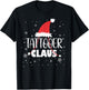 Tattooer Claus Santa Christmas Tattoo Artist T-Shirt - T-Shirt | Black