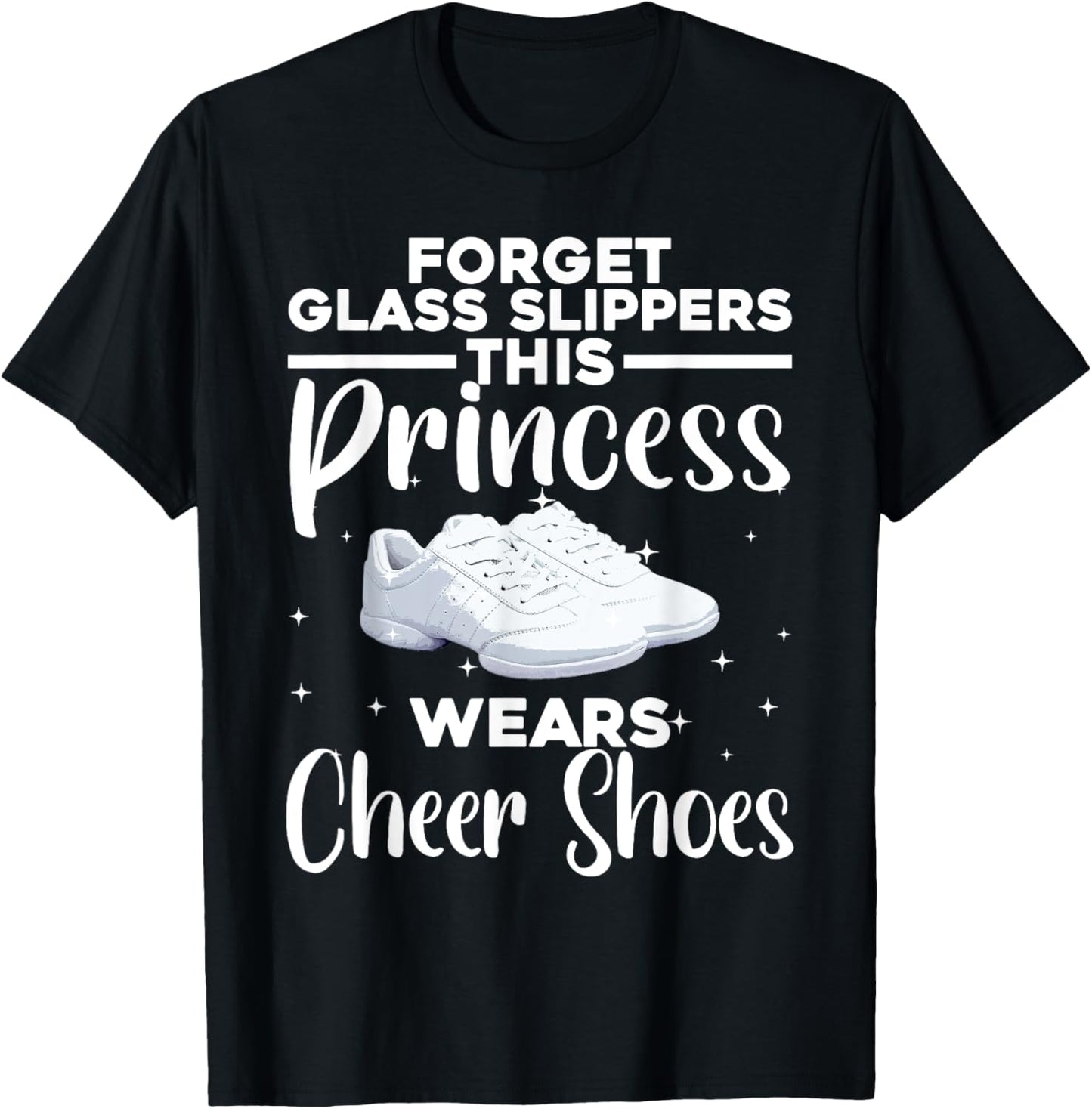 Funny Cheerleader Design for Girls Women Cheerleading Lovers Small T-Shirt - T-Shirt | Black