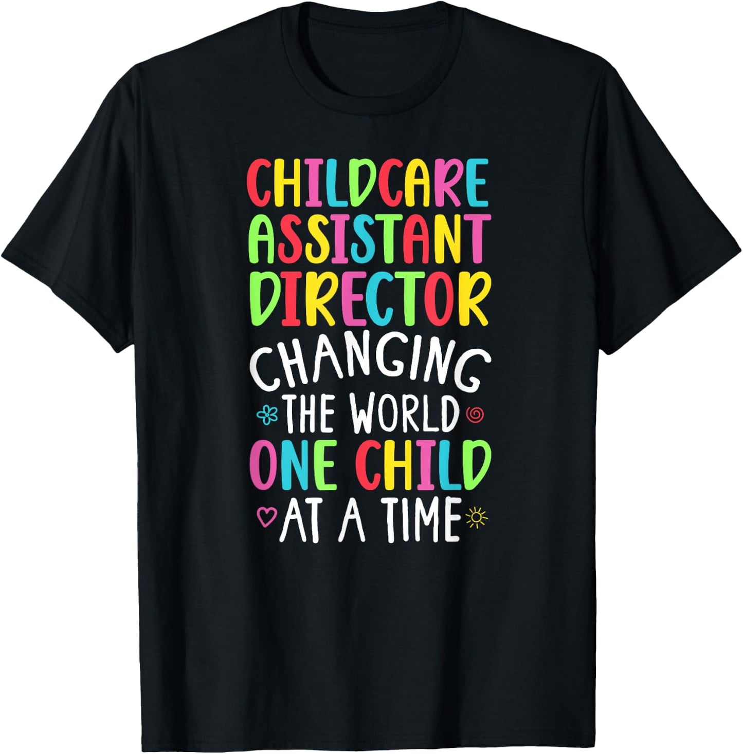 Best Childcare Assistant Director Appreciation T-Shirt - T-Shirt | Black