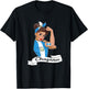 Guatemalan Flag Girl Guatemala Chapina Camiseta Slang Women T-Shirt - T-Shirt | Black