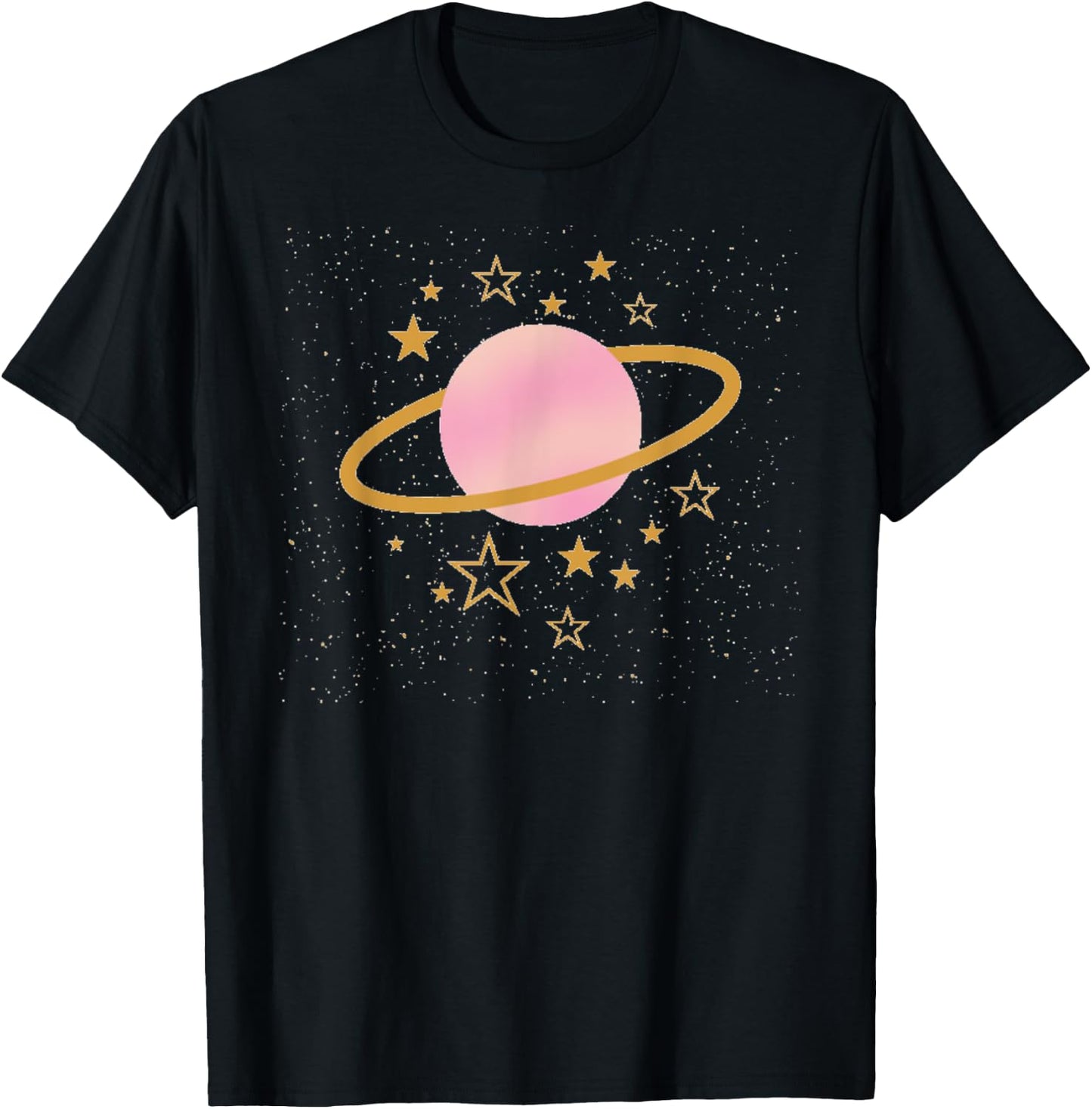 Saturn - Solar System T-Shirt - T-Shirt | Black