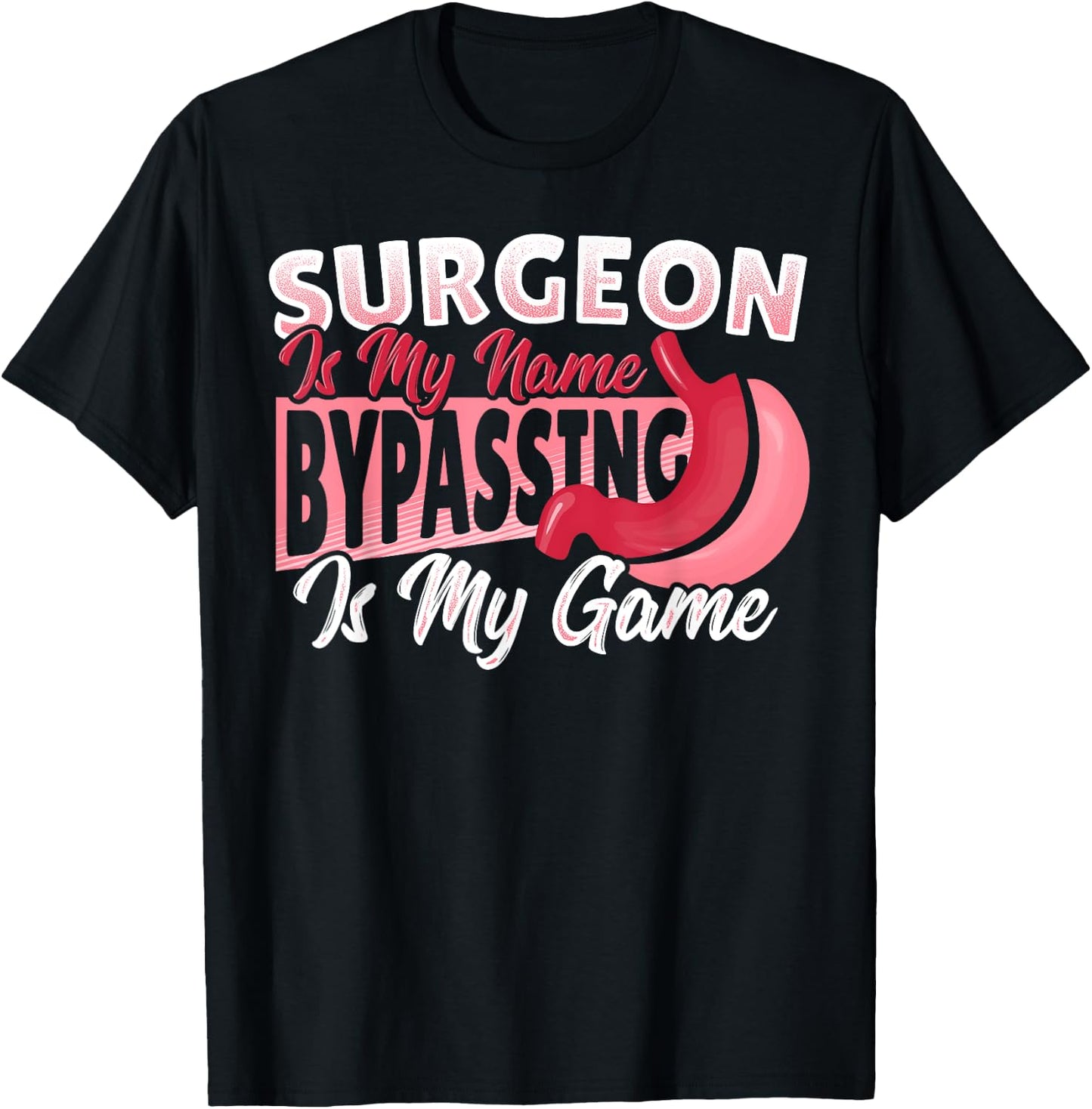Gastric Surgery Design for Weight Loss Surgery T-Shirt - T-Shirt | Black