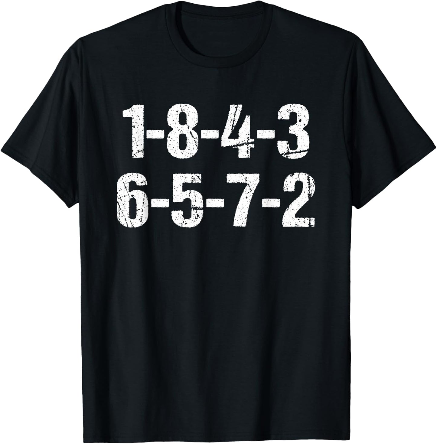 V8 Engine Ignition Sequence 18726543 Eight-Cylinder Car Tuning T-Shirt - T-Shirt | Black