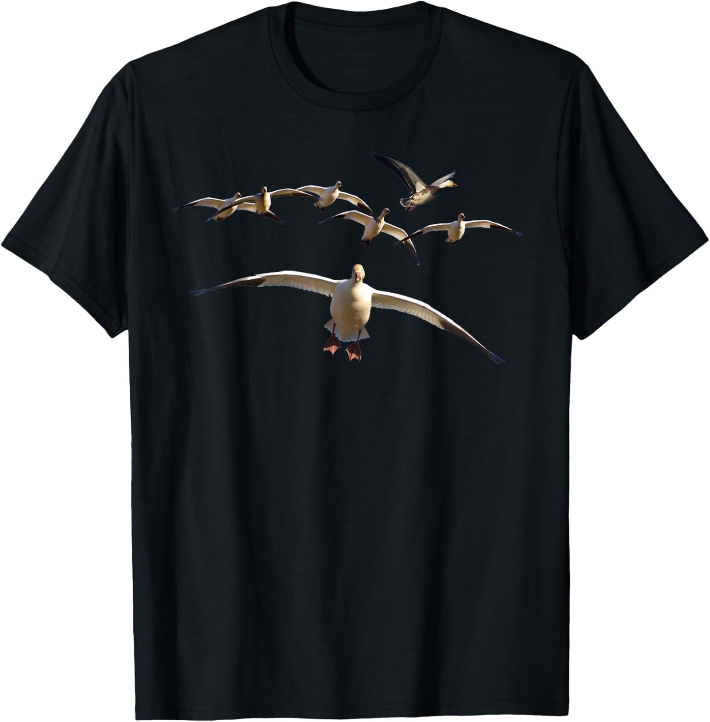 Snow Goose Shirt Goose Hunting Snow Geese Blue Goose T-Shirt - T-Shirt | Black