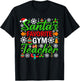 Santa's Favorite Gym Teacher Shirt Funny Christmas Xmas T-Shirt - T-Shirt | Black