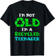 I'm Not Old I'm a Recycled Teenager Funny Senior Sarcasm T-Shirt - T-Shirt | Black