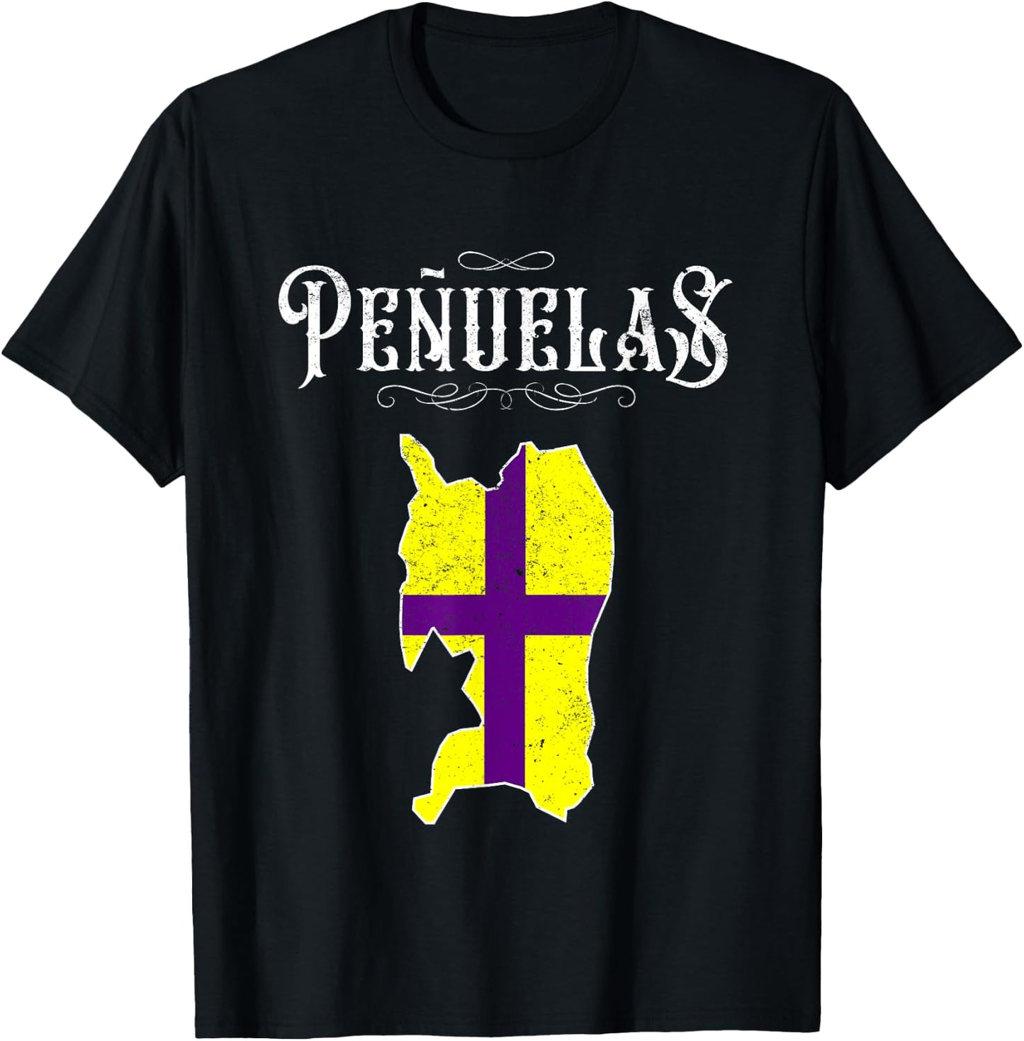 Hecho En Penuelas Camisas de Puerto Rico T-Shirt - T-Shirt | Black