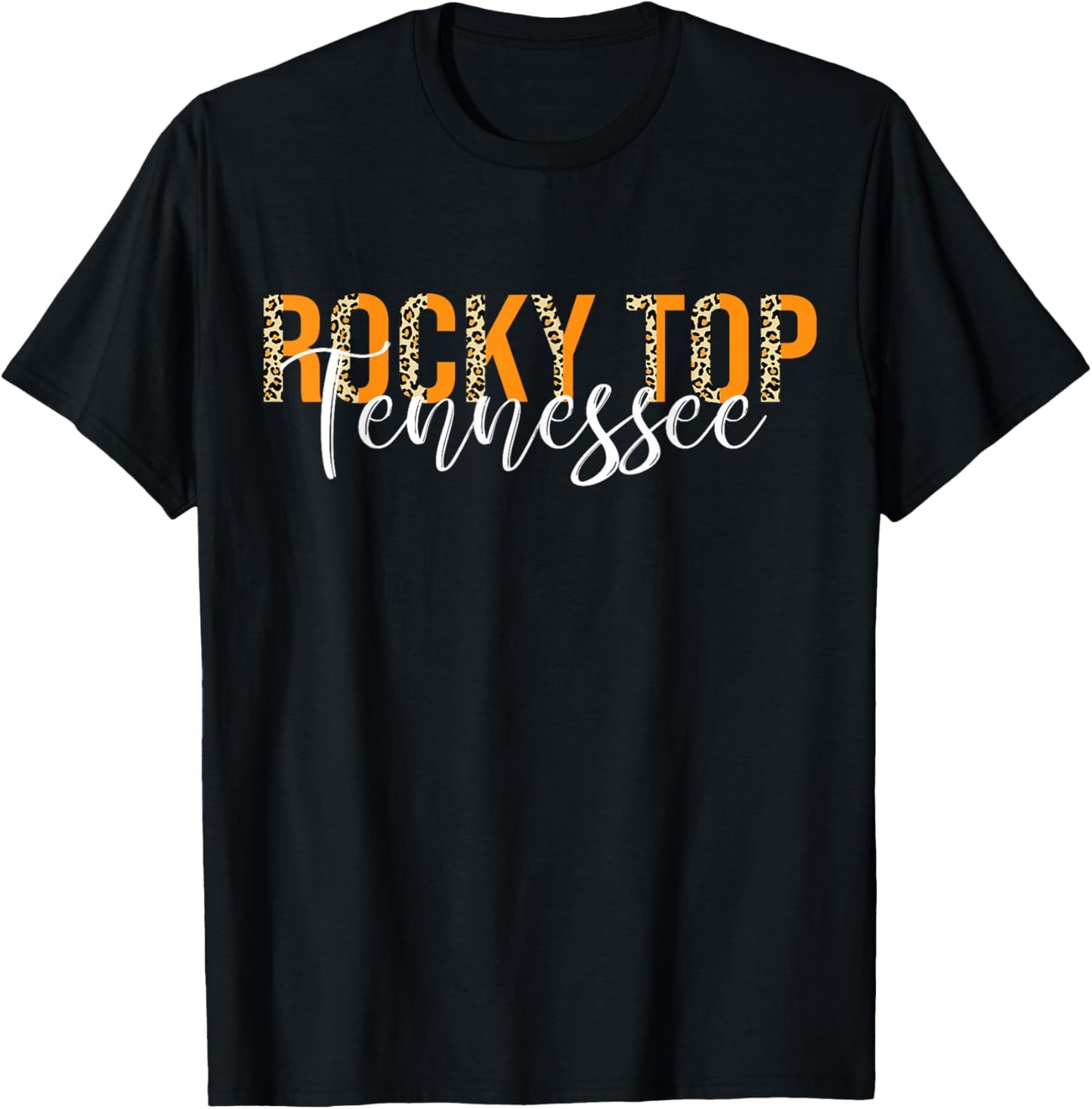 Rocky Top Tennessee Leopard T-Shirt - T-Shirt | Black