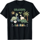 Grandpasaurus T Rex Dinosaur Grandpa Saurus Family Matching T-Shirt - T-Shirt | Black