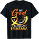 My God Is Stronger Than Leukemia Awareness Christian Support T-Shirt - T-Shirt | Black