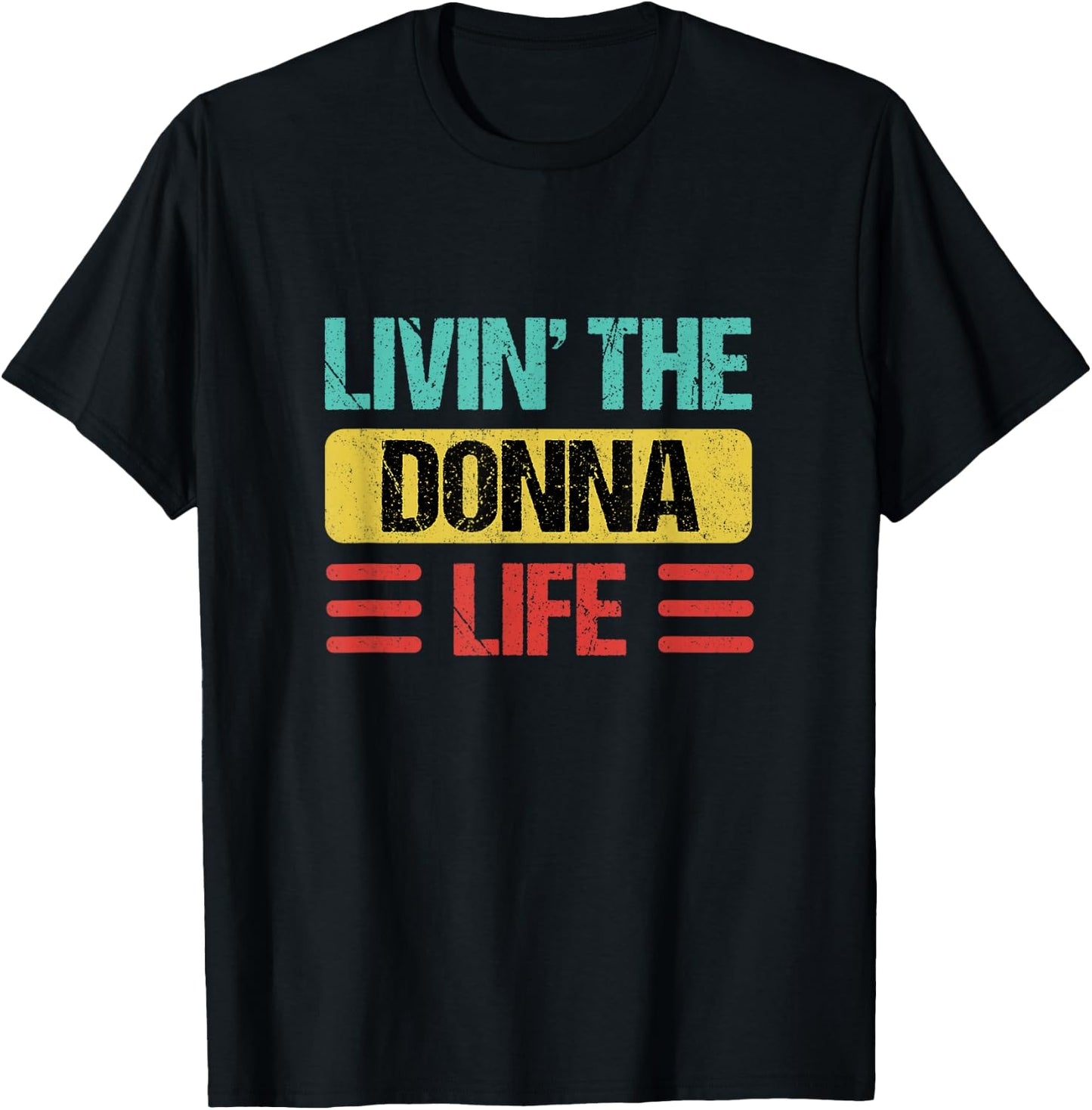 Donna Name T-Shirt - T-Shirt | Black