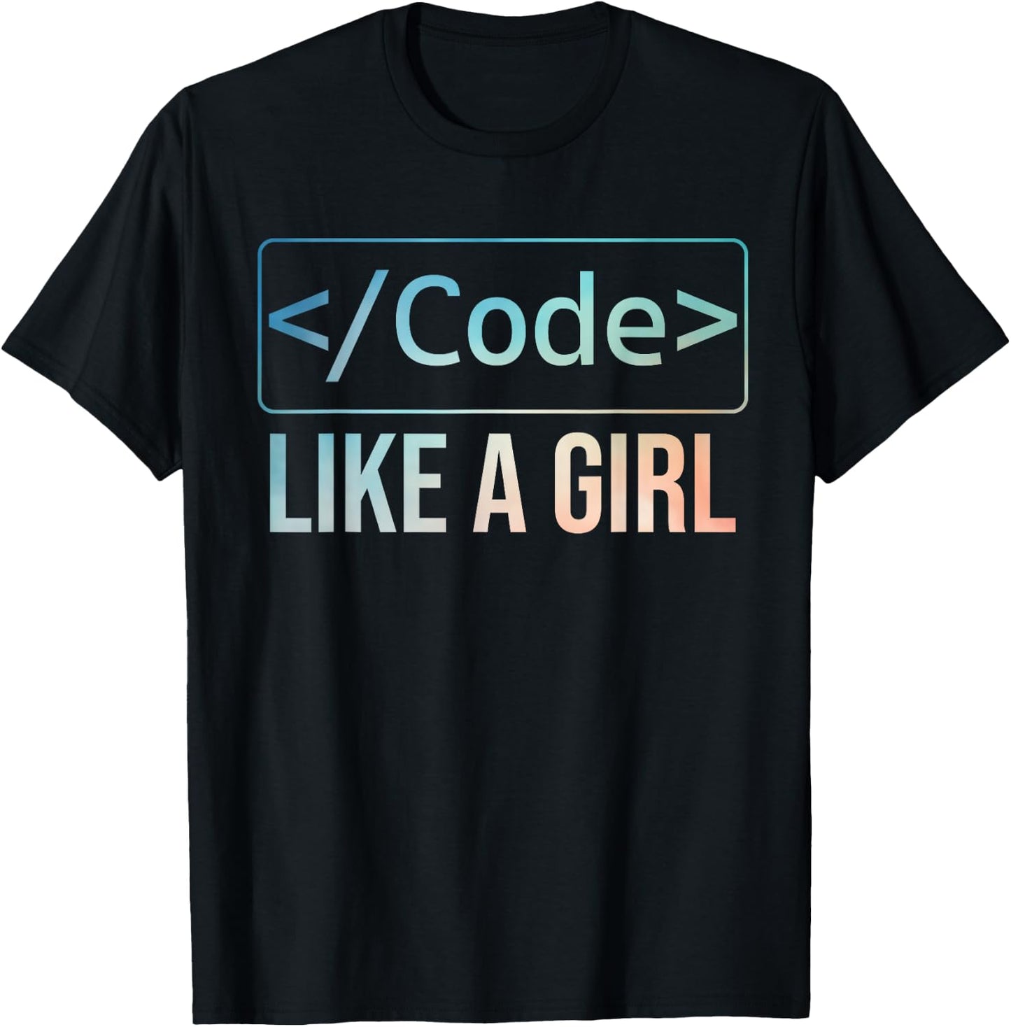 Best Coding Gift Software Engineers Women Lady Funny Girl Coder Design Computer Programming Web Developers T-Shirt - T-Shirt | Black