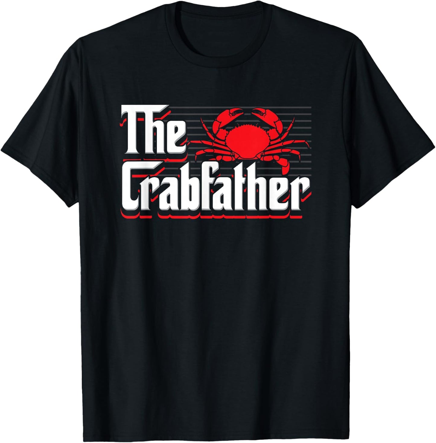 The Crabfather Funny Crawfish T-Shirt - T-Shirt | Black