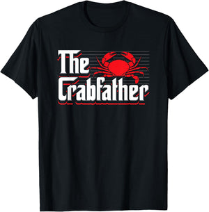 The Crabfather Funny Crawfish T-Shirt - T-Shirt | Black