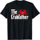 The Crabfather Funny Crawfish T-Shirt - T-Shirt | Black