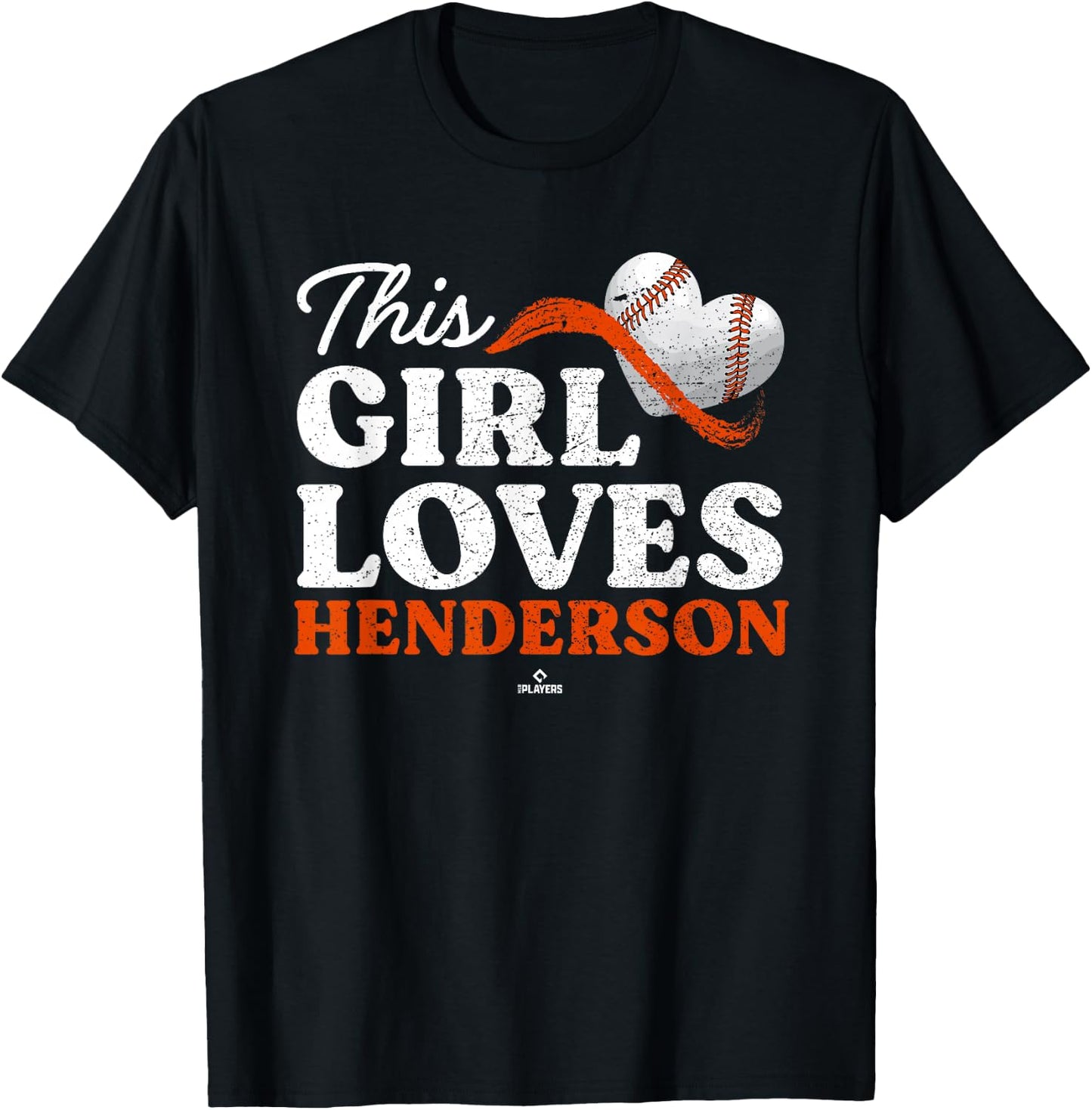 This Girl Loves Gunnar Henderson Baltimore MLBPA T-Shirt - T-Shirt | Black