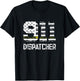 Fire Police Dispatcher 911 Emergency Services T-Shirt - T-Shirt | Black