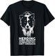 Border Collie Funny Herding Breed T Shirt T-Shirt - T-Shirt | Black