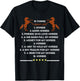 10 Things I Want In My Life Horses More Horses Horse Graphic T-Shirt - T-Shirt | Black