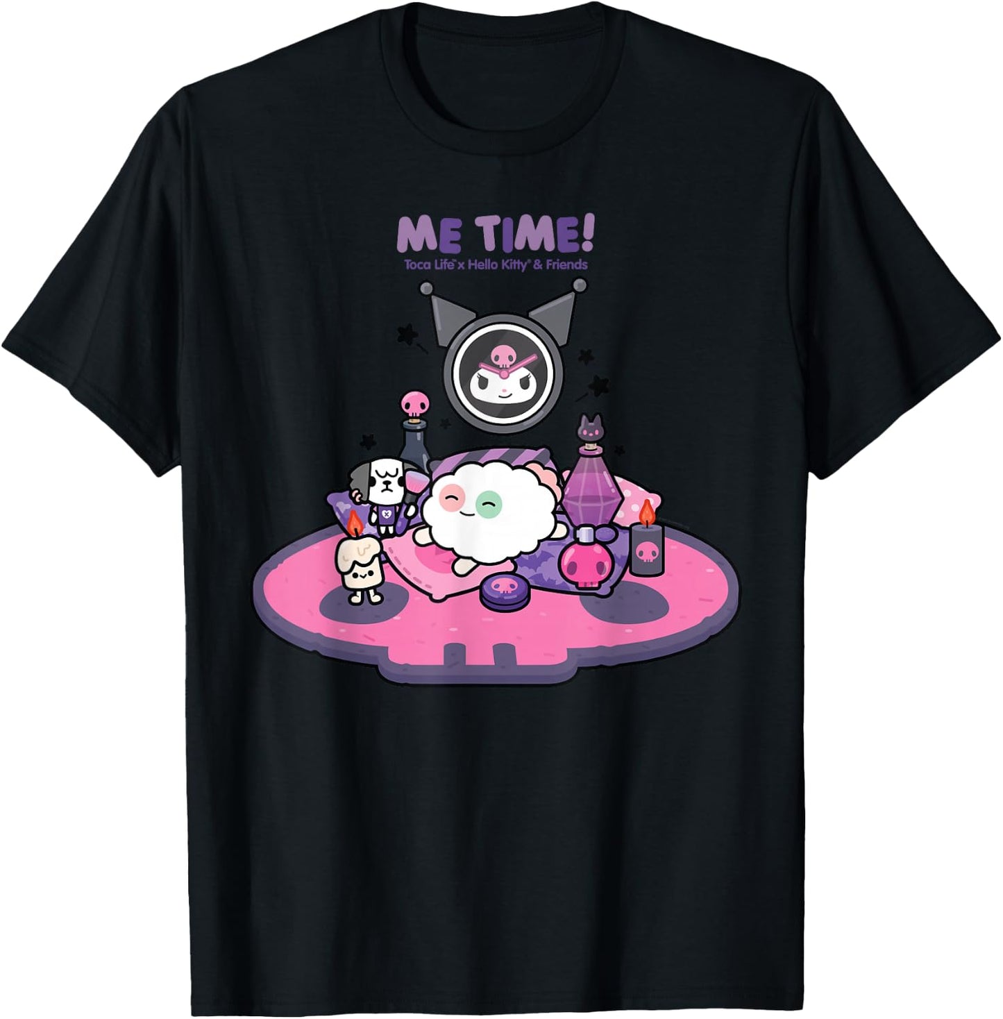 Toca Life x Hello Kitty & Friends ME TIME! T-Shirt - T-Shirt | Black
