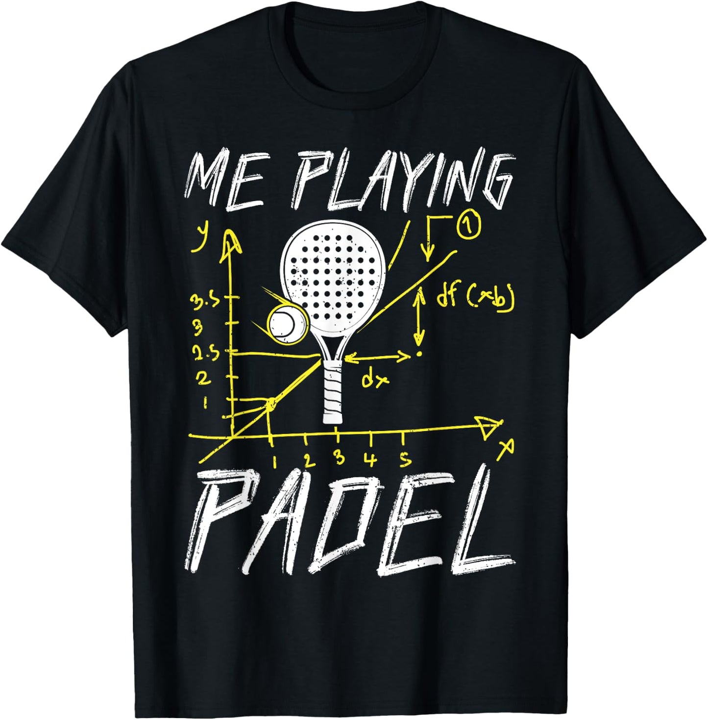 Me Playing Padel | Padel Tennis Funny Padel T-Shirt - T-Shirt | Black