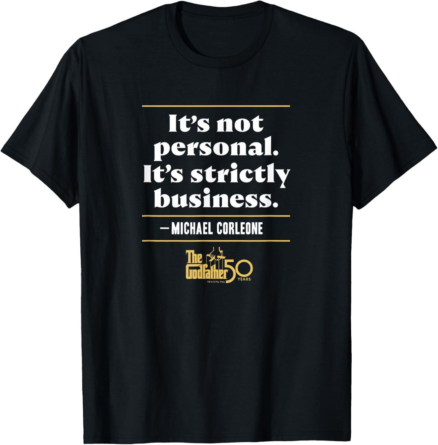 The Godfather - It's Not Personal T-Shirt - T-Shirt | Black