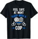 Funny Police Wife Of A Policeman Wife Black Police-Themed Women's T-Shirt - T-Shirt | Black