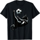 Cat Bicycle Kick - Soccer Fans Women Men Kids T-Shirt - T-Shirt | Black