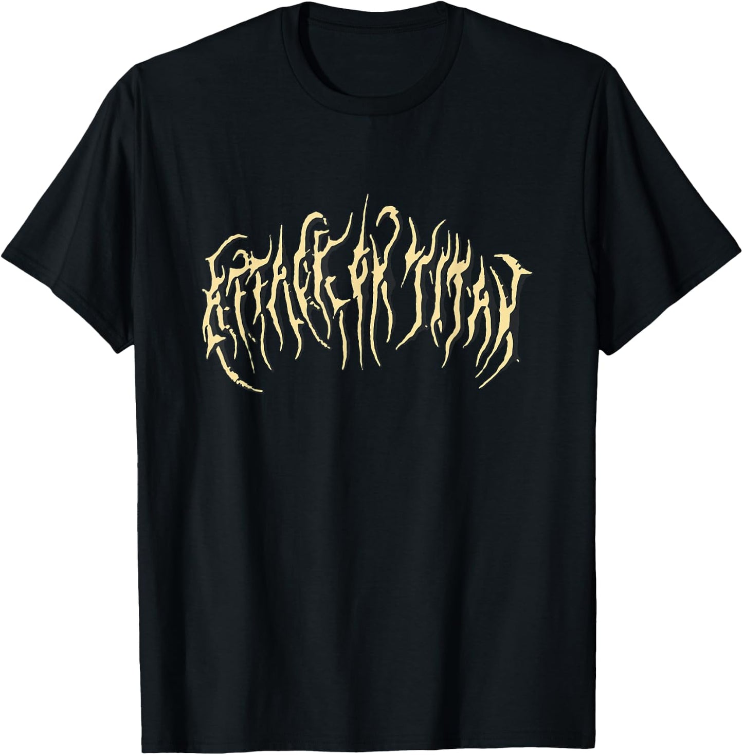 Attack on Titan Season 4 Metal Logo Titan Front and Back T-Shirt - T-Shirt | Black