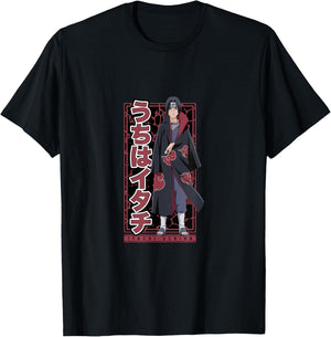 Naruto Shippuden Itachi Uchiha Small T-Shirt - T-Shirt | Black