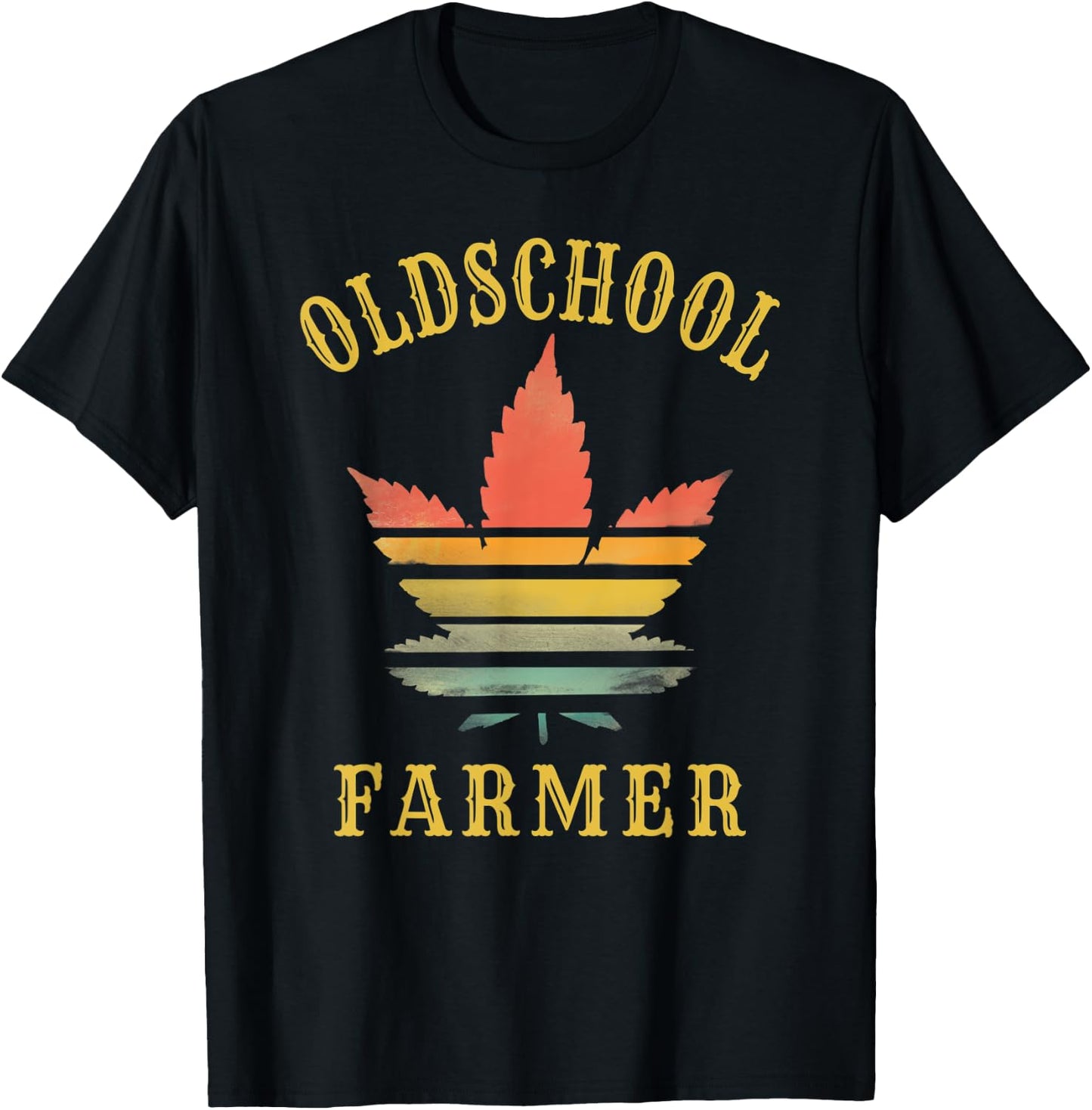 Humorous Weed Leaf Pot Farmer Plant Growers Lovers Quote T-Shirt - T-Shirt | Black