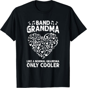 Band Grandma like a normal grandma only cooler - orchestra T-Shirt - T-Shirt | Black