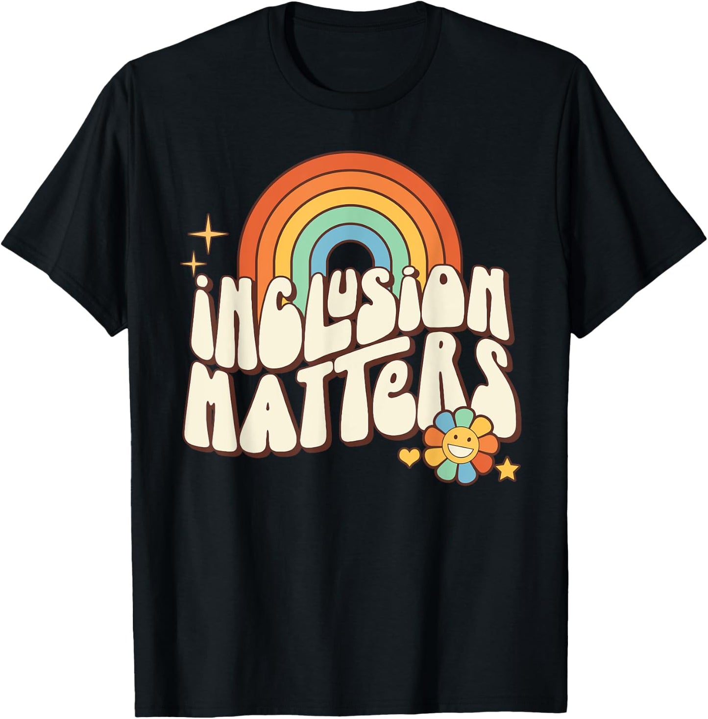 Special Education SPED Teacher Autism Inclusion Matters Men Women Girls Kids T-Shirt - T-Shirt | Black