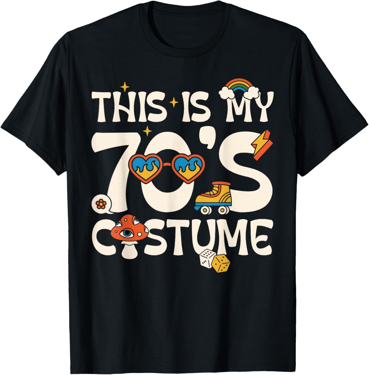 This is My 70's Costume T-Shirt - T-Shirt | Black