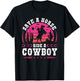 Cowgirl Save A Horse Ride A Cowboy Rodeo Western Country T-Shirt - T-Shirt | Black