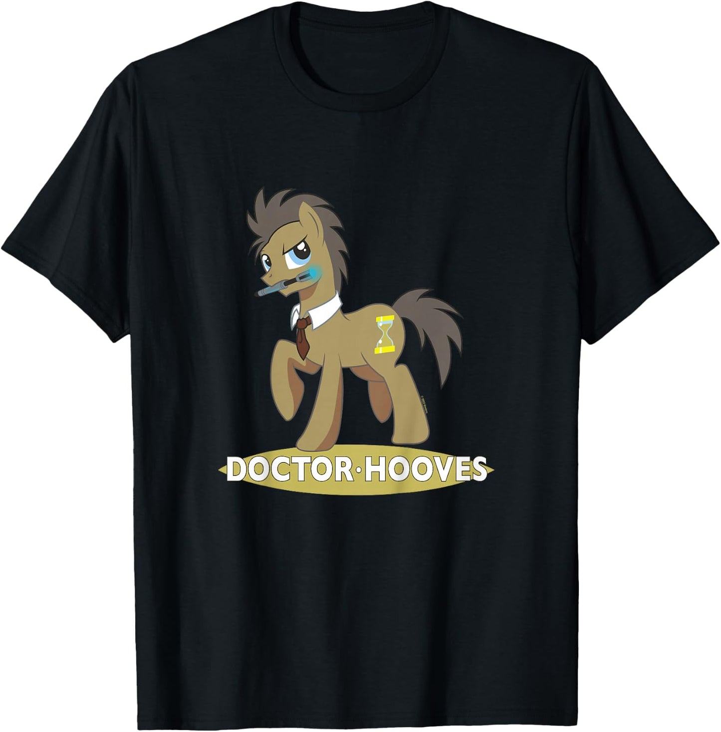 Kids My Little Pony: Friendship Is Magic Doctor Hooves Logo T-Shirt - T-Shirt | Black