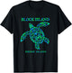 Block Island Rhode Island Sea Turtle Boys Girls T-Shirt - T-Shirt | Black