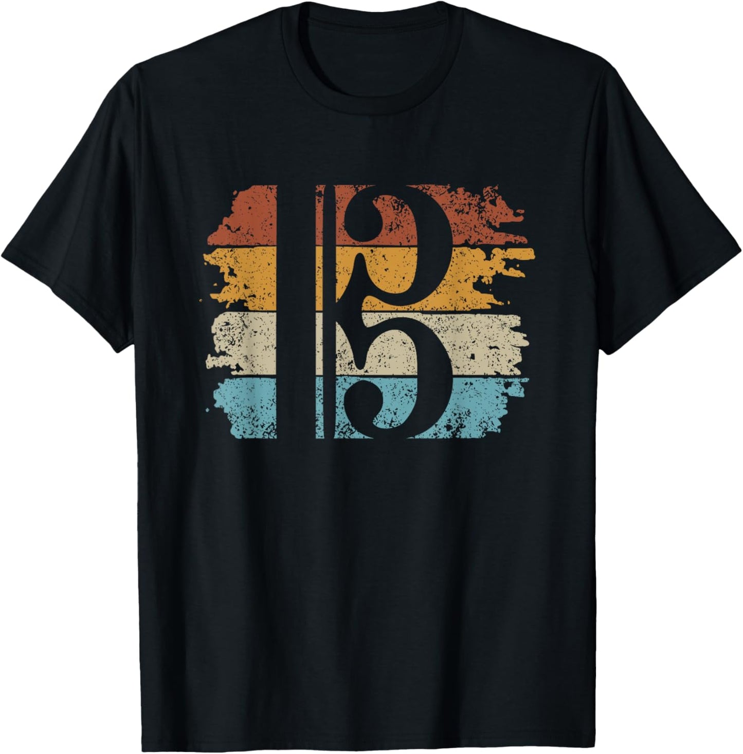 Alto Clef Viola Player Violist T-Shirt - T-Shirt | Black
