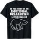 Event Of Emotional Breakdown Place Cat Here Cute Men Women T-Shirt - T-Shirt | Black
