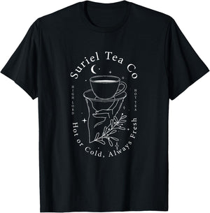 The Suriel's Tea Co, Spill the Tea T-Shirt - T-Shirt | Black