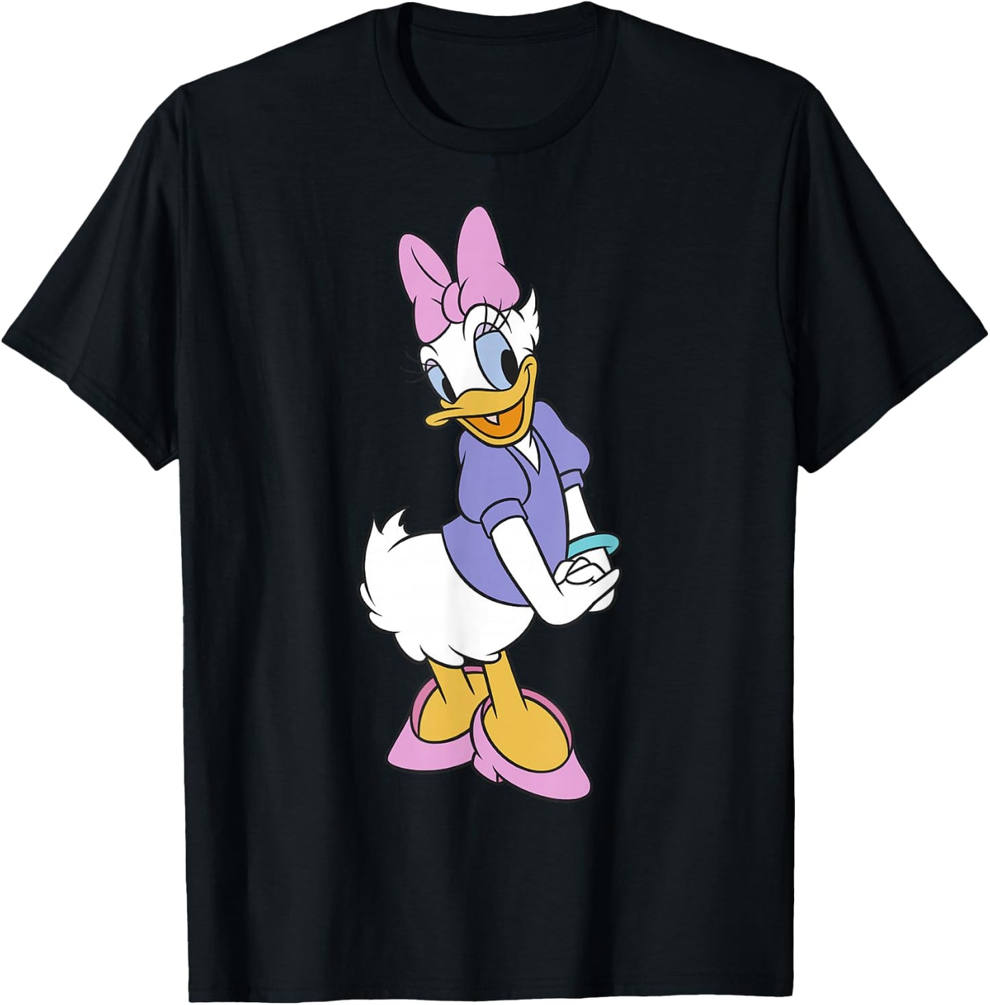Disney Daisy Duck Traditional Pose T-Shirt - T-Shirt | Black