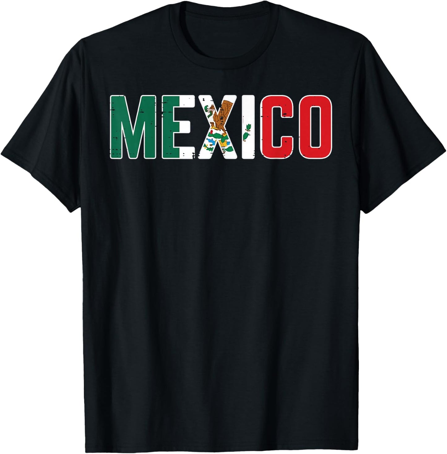 Mexico Mexican Soccer Fan Men Women Boys Girls Kids T-Shirt - T-Shirt | Black