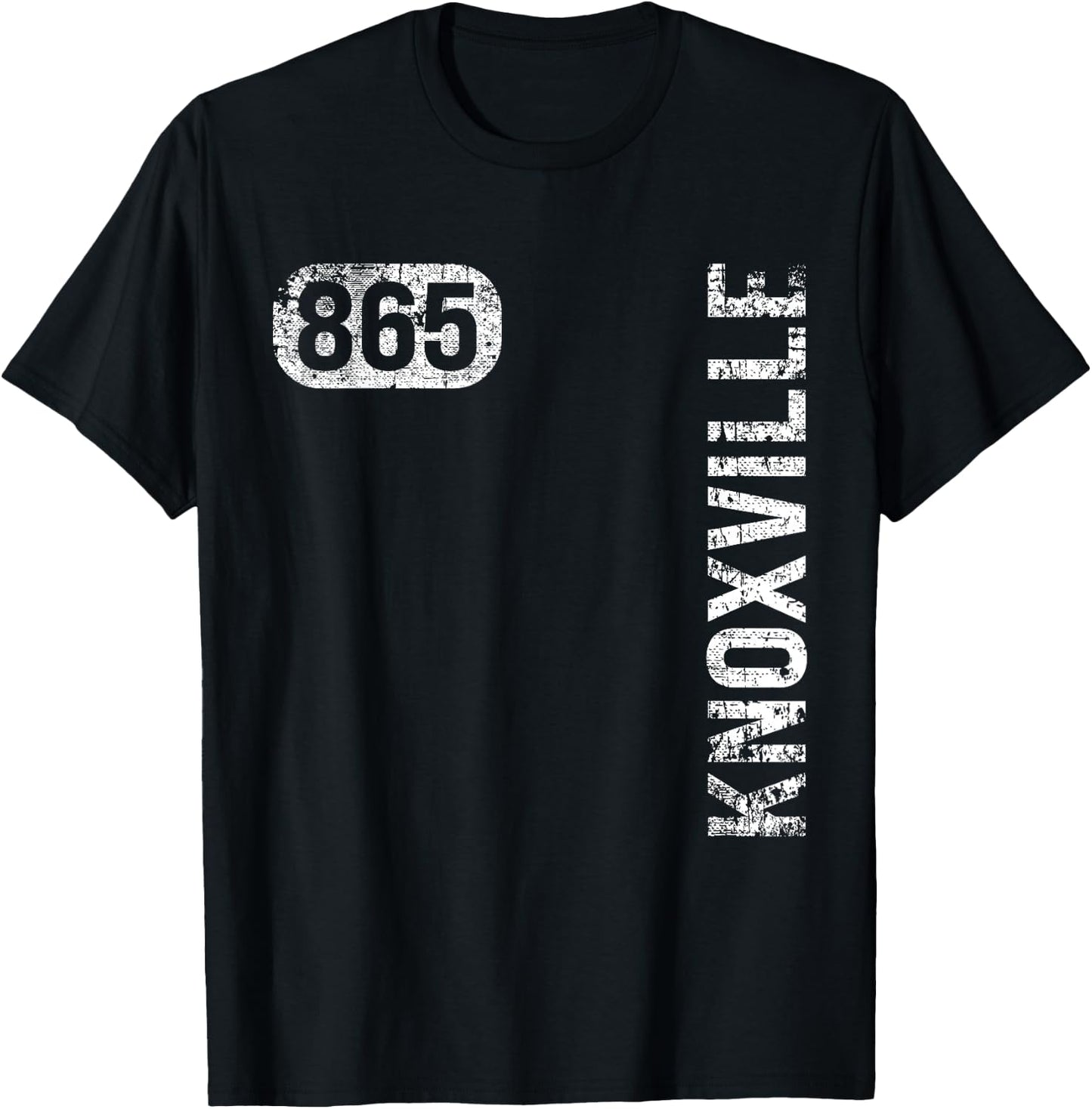 TN Hometown Love Retro Souvenir Apparel Knoxville Tennessee 865 Area Code Vintage Retro T-Shirt - T-Shirt | Black