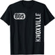 TN Hometown Love Retro Souvenir Apparel Knoxville Tennessee 865 Area Code Vintage Retro T-Shirt - T-Shirt | Black